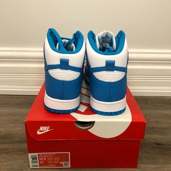 Nike Dunk High Retro Laser Blue - Picture 4 of 7